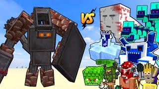 NETHERITE GOLEM Vs Twilight Forest Monsters in Minecraft