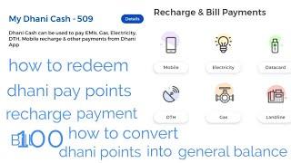 #rbinewupdate #moratorium how to redeem dhai pay points for recharge bill