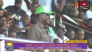 LISTEN TO WHAT RAILA ODINGA TOLD RUTO FACE TO FACE AT SIAYA TODAY!