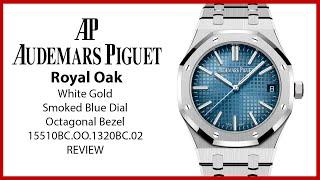 ▶ Audemars Piguet Royal Oak White Gold Smoked Blue Dial 15510BC.OO.1320BC.02 - REVIEW