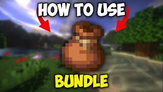 How to Use Bundle in MInecraft 1.21