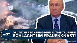 UKRAINE-KRIEG: Kampf um Frauenknast! Deutscher Panzer im Einsatz gegen Putins Truppen!