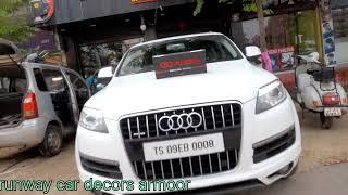 Audi Q7 car upgraded speakers DD audio speakers fitting