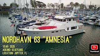 Nordhavn 63 - "Amnesia" walk through in 4k - $2,870,000