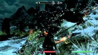 Skyrim Dragon Fight