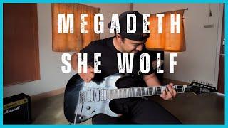 Megadeth - She Wolf | Guitar Only | Without Backing Track