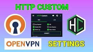 How to setup Http Custom VPN Openvpn Server settings for Secure browsing