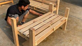 Creative Pallet Recycling Ideas You Have Never Seen Before |  How To Create A Beautiful Pallet Sofa