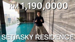 House Tour 1 : RM 1,190,000 KLCC View Condominium in SetiaSky Residences