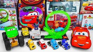 Disney Pixar Cars Unboxing Review| Lightning McQueen Plush, Hot Wheels Track Set, Cruz Ramirez, Mack