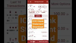 How to download ICICI bank statement #icici #bank #download #statement @KambojTechnical