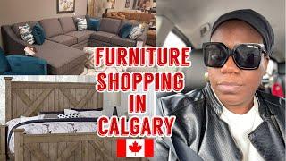 LIFE AS A NIGERIAN  IN CANADA . Going furniture shopping in Calgary, Alberta. Vlog