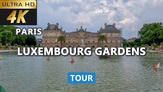 [4K] Luxembourg Gardens Tour: Jardin du Luxembourg Paris - Hidden Oasis of Beauty