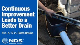 Quick Tour of Redesigned 9 & 12 in. NDS Catch Basins | NDS Yard Drainage Systems