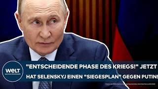 UKRAINE WAR: "Decisive phase!" Zelenskyj is celebrating! Now he has a "victory plan" against Putin