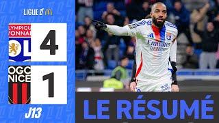 Olympique Lyonnais - OGC Nice | 4-1 | Le Résumé | Ligue 1 2024-25