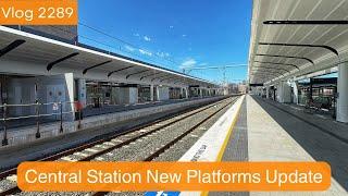 Sydney Trains Vlog 2289: Central Station New Platforms Update