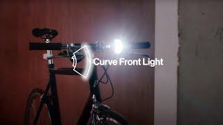 Bookman Curve Front - rechargeable high powed bicycle light