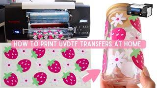 How To Print UV DTF Transfers At Home | How To Make Sticker Transfers,Procolored UV DTF Mini Printer