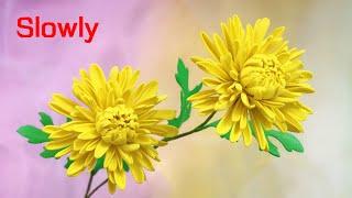 ABC TV | How To Make Chrysanthemum Flower  From EVA Foam (Slowly) - Craft Tutorial