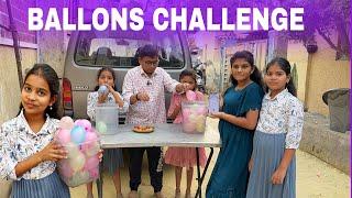 Small ballons challenge || rider mallesh challenge videos || who is the winner