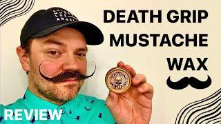 Death Grip Mustache Wax Review | Extra Strong Hold, All Natural | How to style a Handlebar Mustache