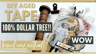 DOLLAR TREE AGED TAPE! 