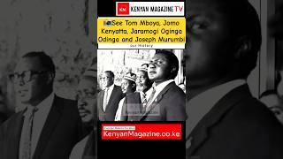 A picture of Tom Mboya, Jomo Kenyatta, Jaramogi Oginga Odinga and Joseph Murumbi together