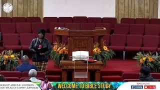 Wednesday Study - How Can a Christian Go Through the Battles of Life? - Bishop James E. Johnson