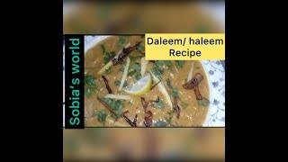 Chicken Daleem \ Haleem recipe | Easy & Quick recipe | Sobia’s world#chickendaleemrecipe