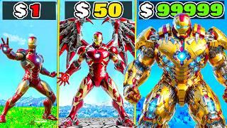 1$ IRON MAN to $1,000,000,0000 IRON MAN in GTA 5 ( GTA 5 mods )