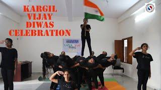 Human Pyramid on Kargil Vijay Diwas | Students of Sarat Chandra IAS Academy