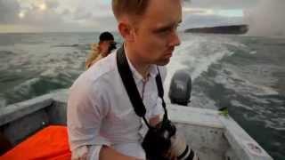 Seasick on Fishing Boat