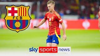 Barcelona have made a bid for Dani Olmo