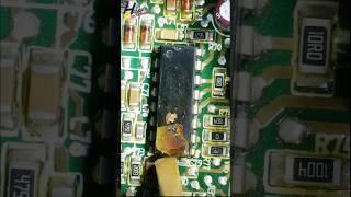 Removing Conformal Coating to Read Hidden Part Numbers!  | Haseeb Electronics #shorts