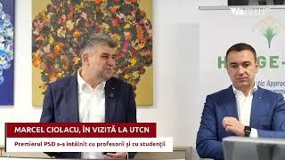 Premierul Marcel Ciolacu (PSD) a vizitat Universitatea Tehnică