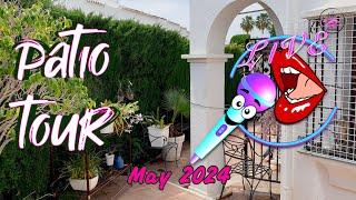 May 2024 Patio Tour GAWK WALK & TALK | Impromptu Shambles UPDATES as per REQUESTS #ninjaorchids