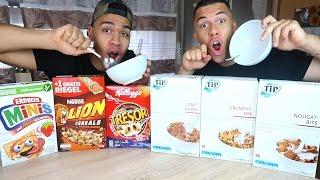 TEUER VS GÜNSTIG !!! Müsli Challenge | Kelvin und Marvin