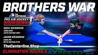 Pro Air Hockey Showdown #1 | Elimination Round 4 | Noah Weissman vs Jacob Weissman