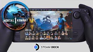 Mortal Kombat 1 | Steam Deck Gameplay | Steam OS | Offline & Online Performance