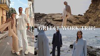 We flew to GREECE for a brand photoshoot! + meet our new SMM 