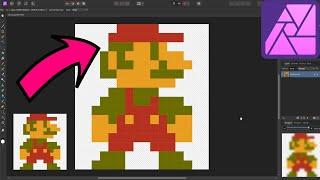 Affinity Photo 2 - How to Resize Pixel Art Without Blurring (Simple)