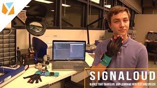 SignAloud: Gloves that translate sign language to voice