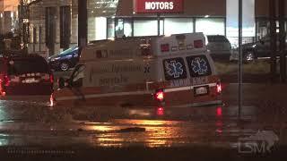 10-07-2021 Pelham, AL Flash Flood Emergency - Ambulance Washed on US31 - Hundreds of Stranded Cars