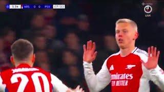 Oleksandr Zinchenko Goal UEFA, Arsenal vs PSV Eindhoven (2-2), Goals Results And Highlights-2025