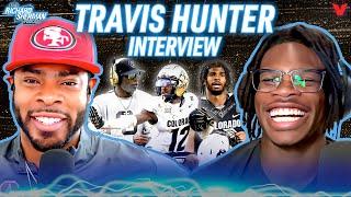 Travis Hunter on Deion Sanders bond, Heisman race, playing DB & WR in NFL | Richard Sherman