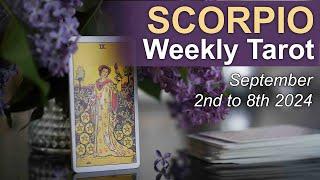 SCORPIO WEEKLY TAROT READING "HITTING THE BULLSEYE" September 2nd to 8th 2024 #weeklytarot