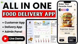 All In One Food Delivery App | Build Food Ordering App | Live Demo