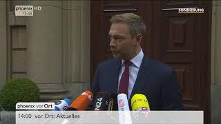 Statement von Christian Lindner zum Stand der Sondierung am 16.11.17