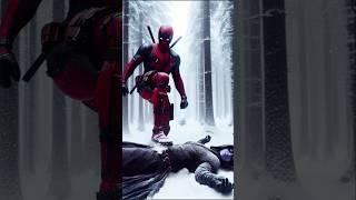 Deadpool and Spider-Man vs  psychopath battle #spiderman #deadpool #frozen #jason